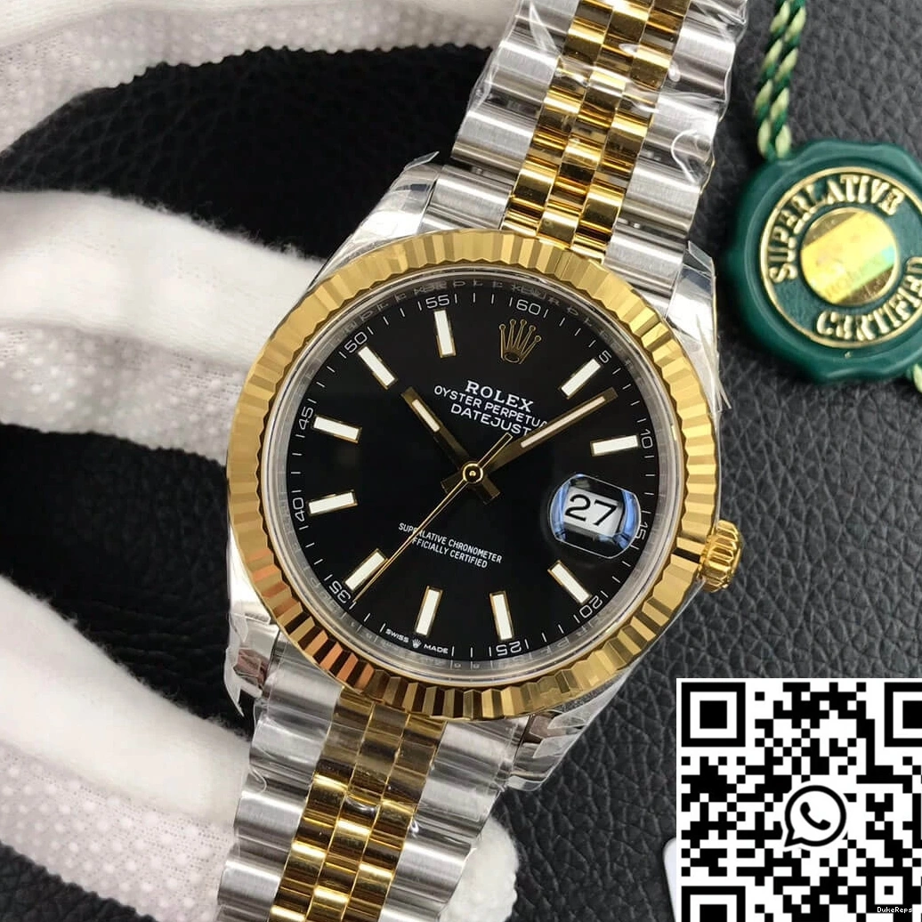 Black M126333-0014 Dial Rolex Datejust Factory VS 1027